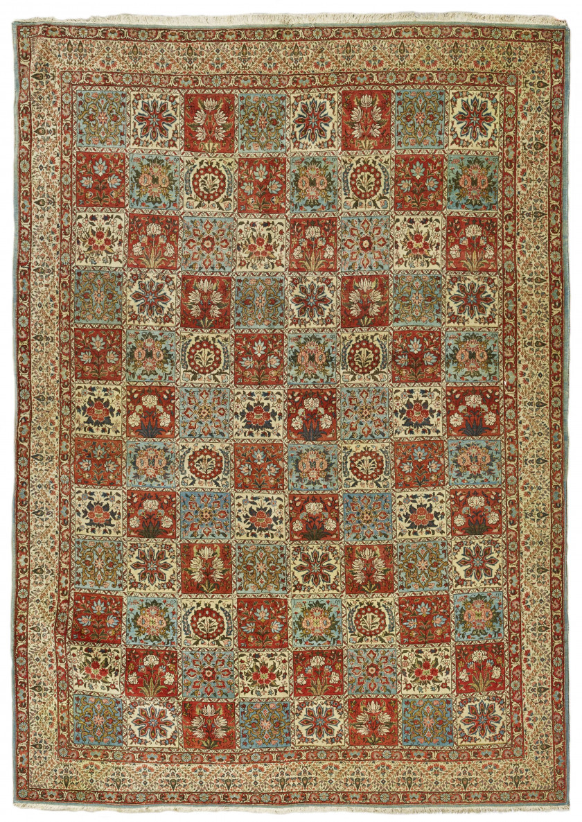 TAPIS GHOUM, IRAN, XXe SIÈCLE