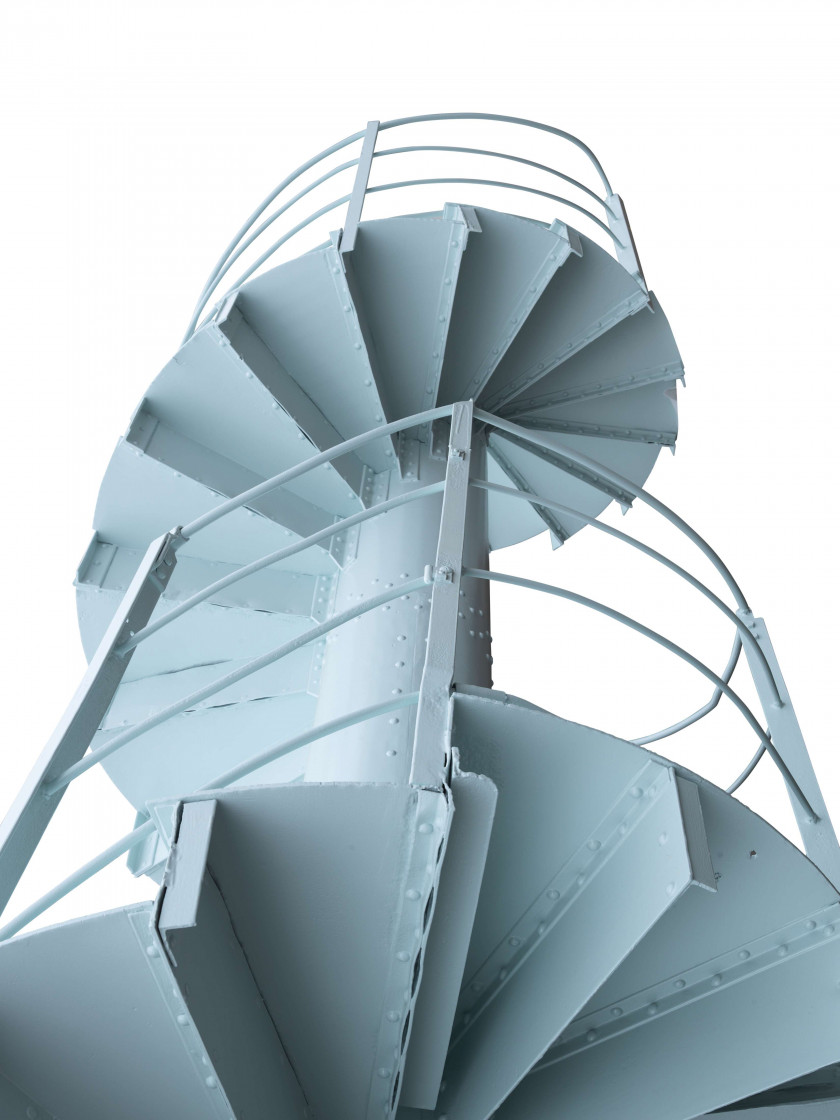 ¤ Gustave EIFFEL (1832-1923) Escalier de la Tour Eiffel n° 4 - 1889