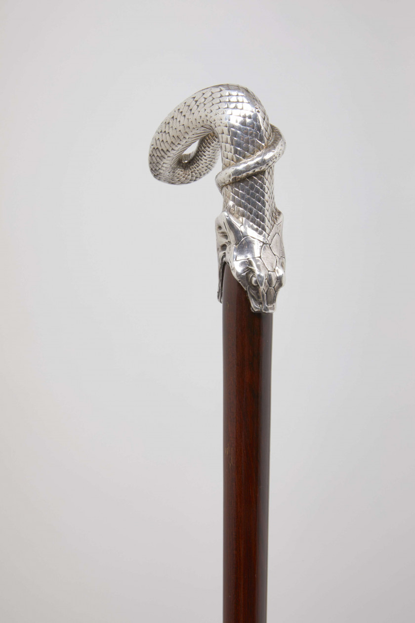 René LALIQUE 1860-1945 Canne - Circa 1900