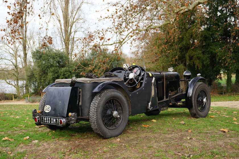 1933 Alvis 12/70 Special Open Tourer Ex Jacques Potherat  No reserve