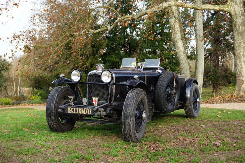 1933 Alvis 12/70 Special Open Tourer Ex Jacques Potherat  No reserve