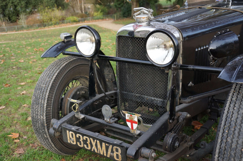 1933 Alvis 12/70 Special Open Tourer Ex Jacques Potherat  No reserve