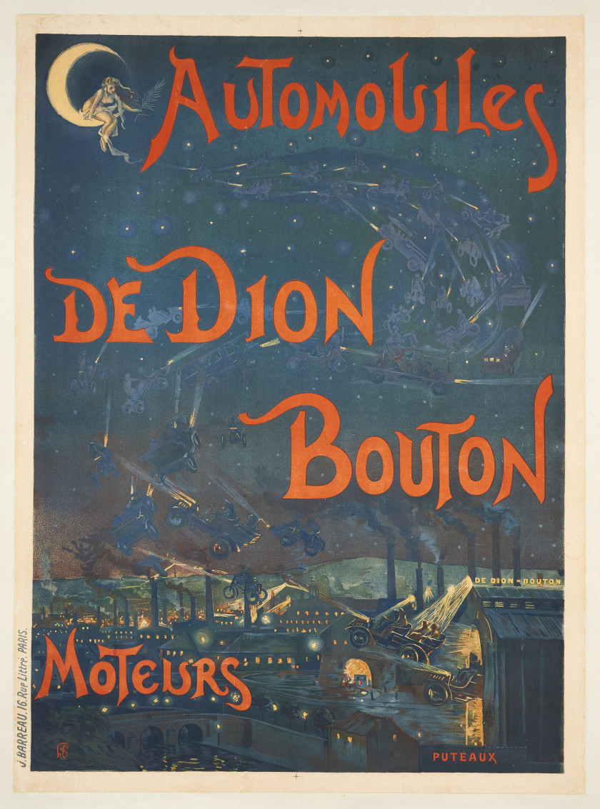 AUTOMOBILES DE DION BOUTON MOTEURS  D'après H&E, circa 1905