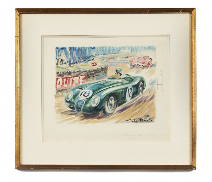 ¤ Géo HAM (Georges Hamel) 1900-1972 24 Heures du Mans 1953