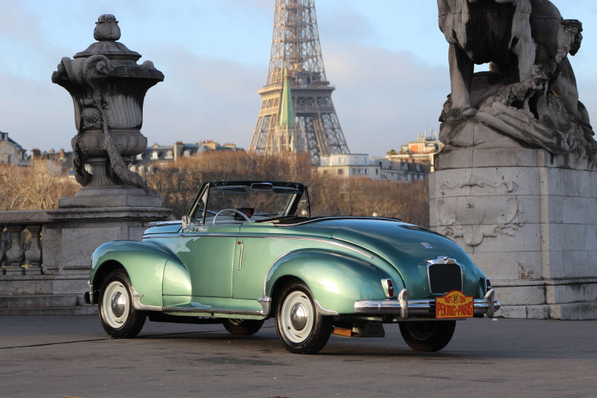 1955 Peugeot 203C cabriolet - Préparation Pékin-Paris  No reserve