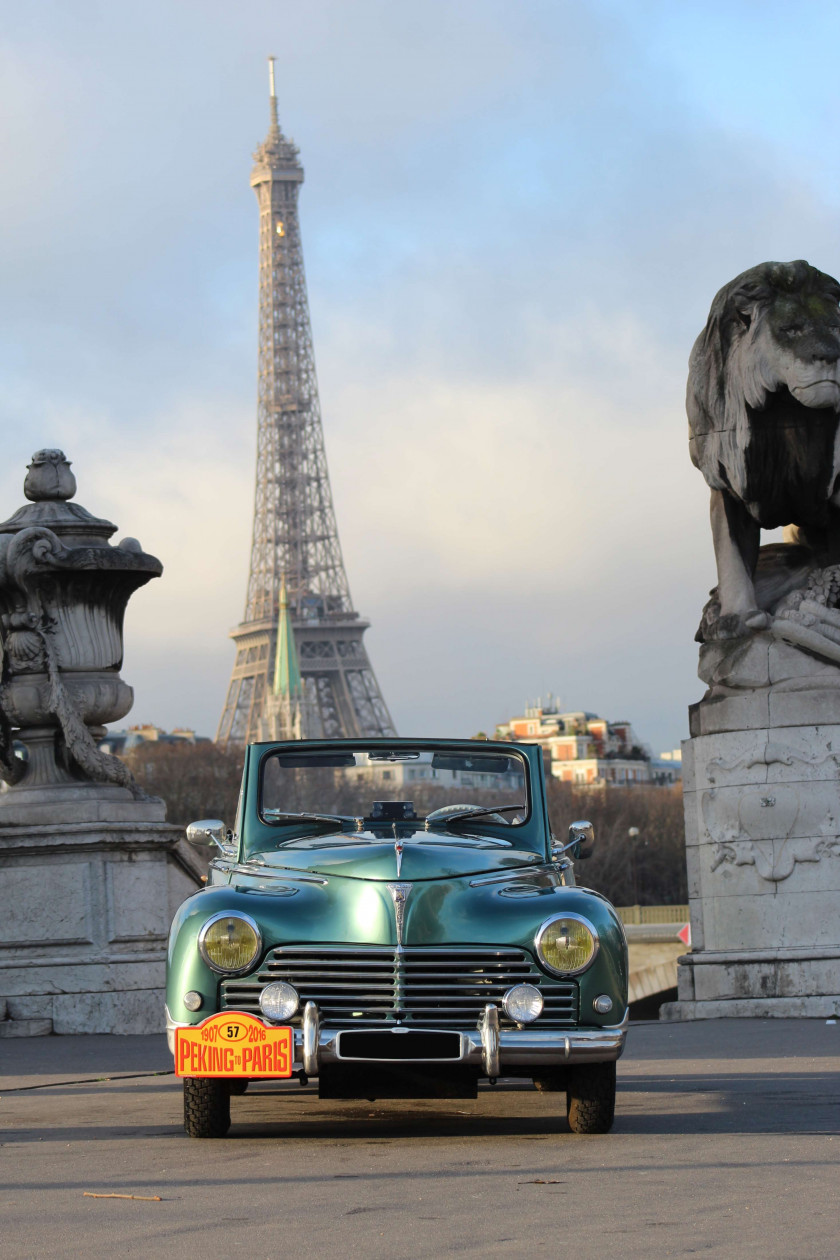 1955 Peugeot 203C cabriolet - Préparation Pékin-Paris  No reserve