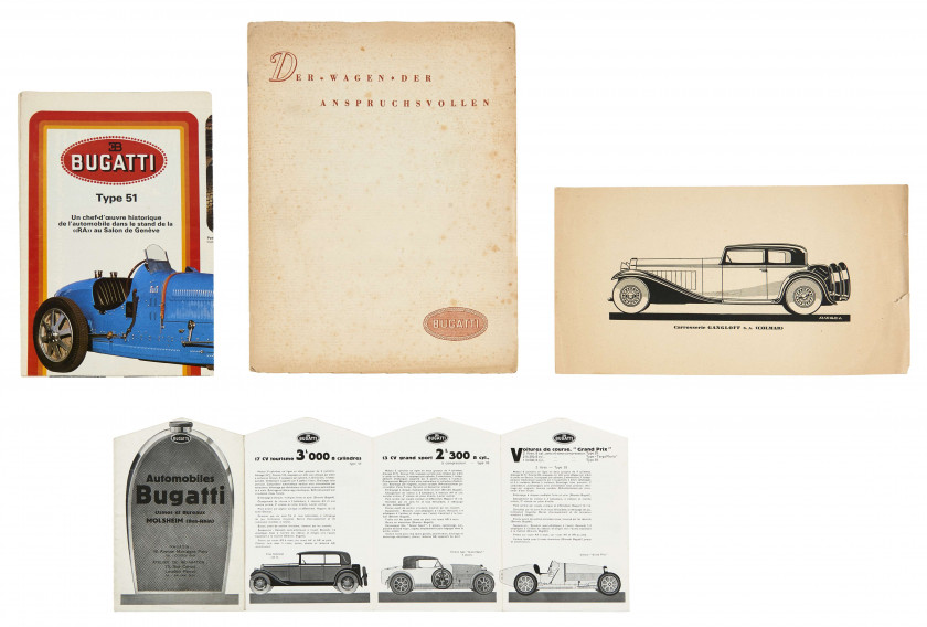 BUGATTI  Ensemble comprenant