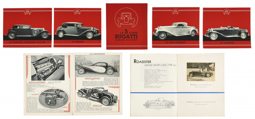 BUGATTI  Ensemble comprenant