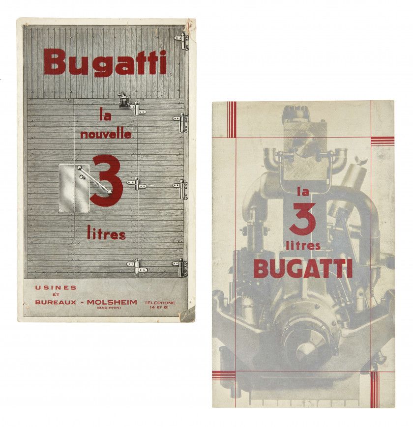 BUGATTI  Ensemble comprenant