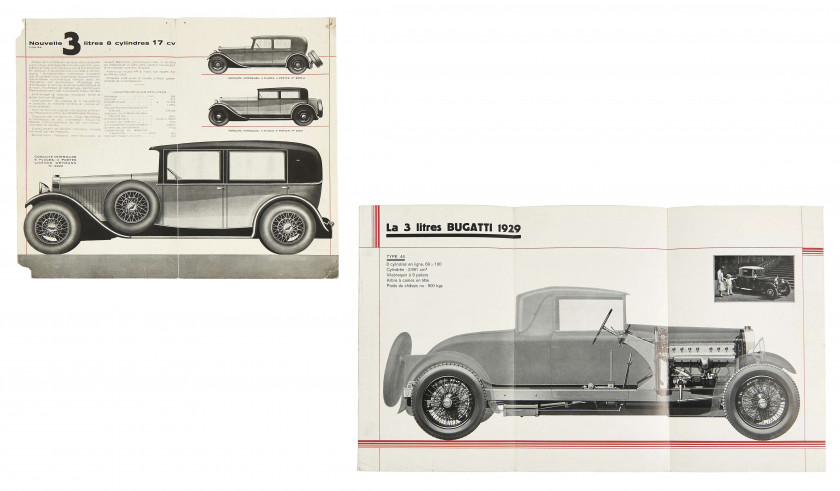 BUGATTI  Ensemble comprenant