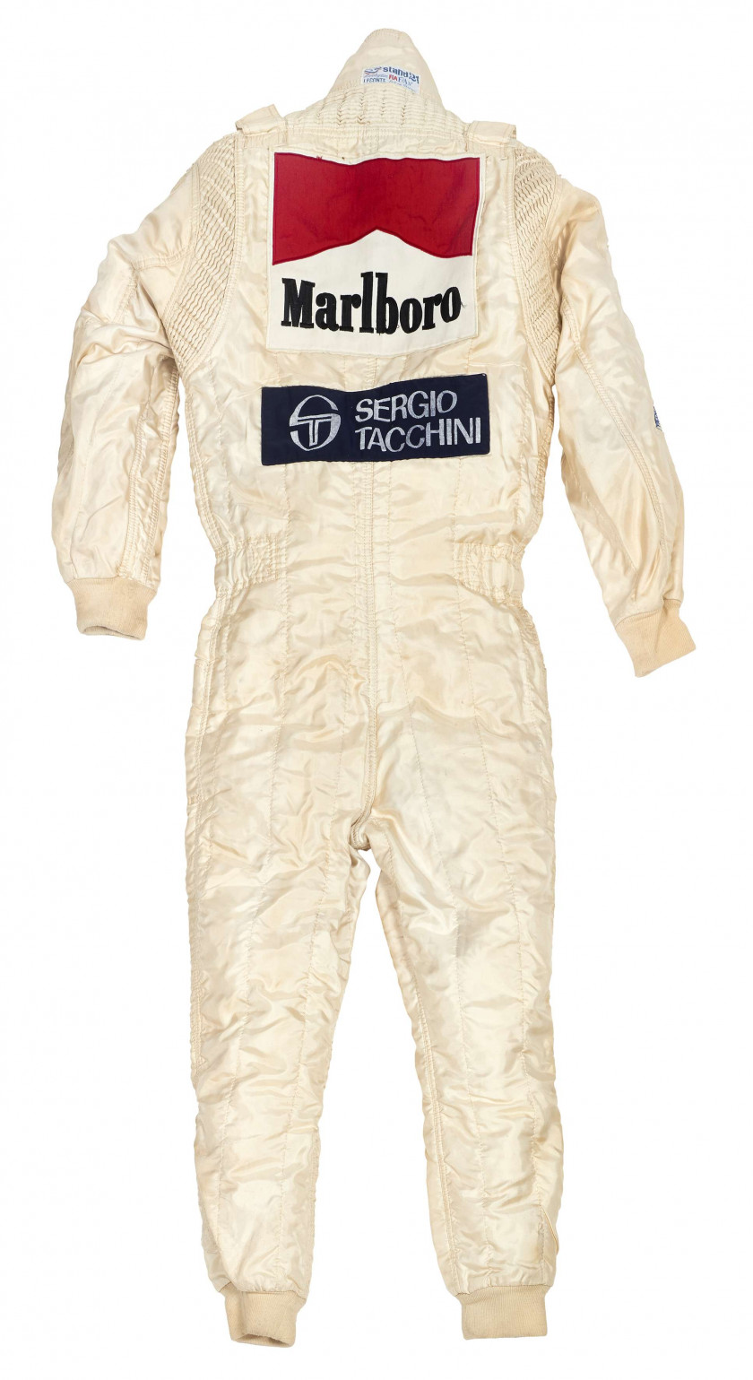 AYRTON SENNA (1960-1994)  Rare combinaison de course - Toleman - saison 1984 - Première saison en Formule 1