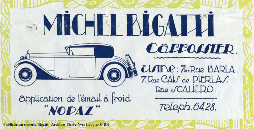 1925 Bugatti Type 23 " Brescia " cabriolet par Michel Bigatti