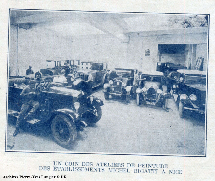 1925 Bugatti Type 23 " Brescia " cabriolet par Michel Bigatti