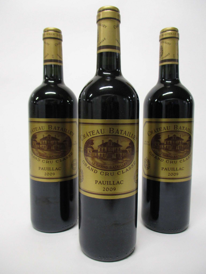 12 bouteilles CHÂTEAU BATAILLEY 2009 5è GC Pauillac