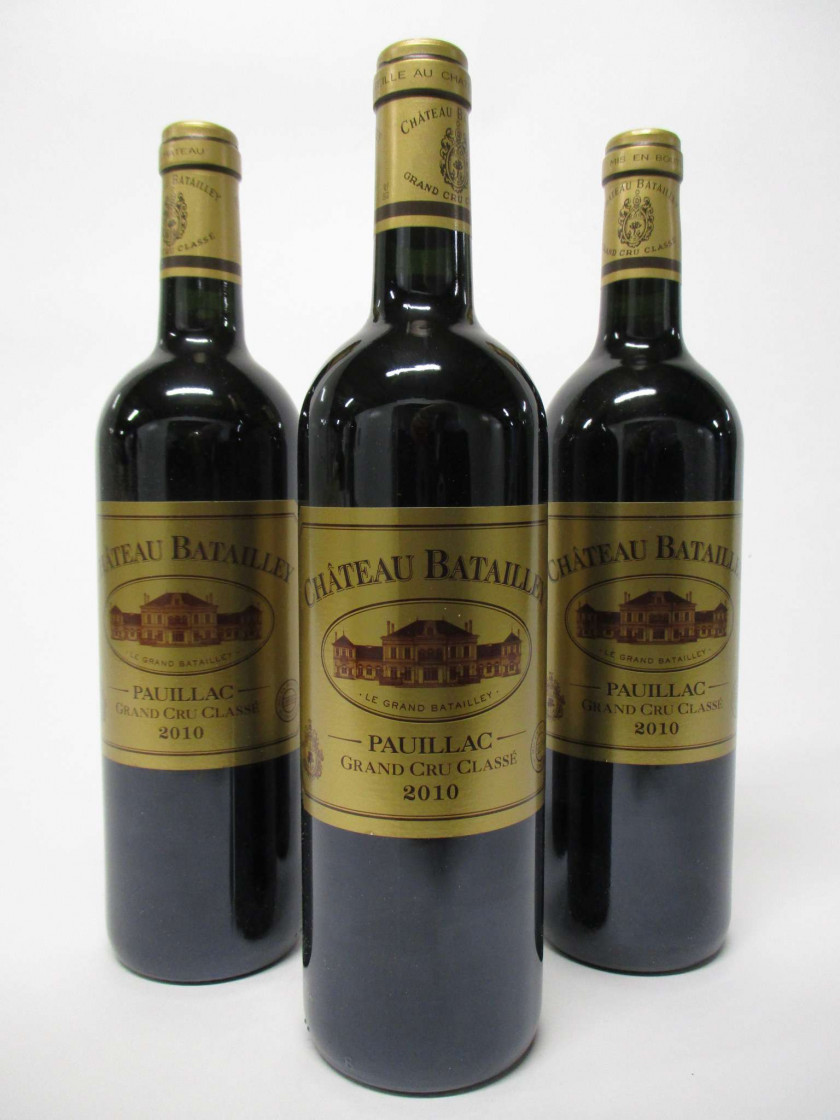 12 bouteilles CHÂTEAU BATAILLEY 2010 5è GC Pauillac
