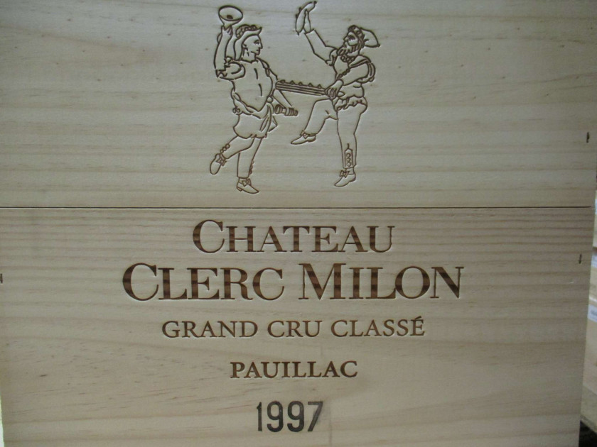 3 magnums CHÂTEAU CLERC MILON 1997 5è GC Pauillac Caisse bois d'origine