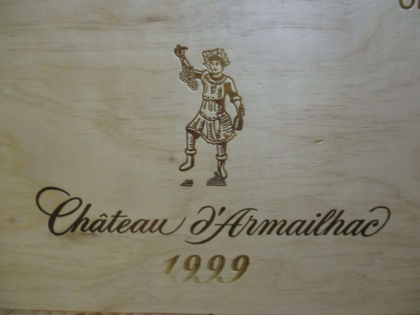 6 magnums CHÂTEAU D'ARMAILHAC 1999 5è GC Pauillac Caisse bois d'origine