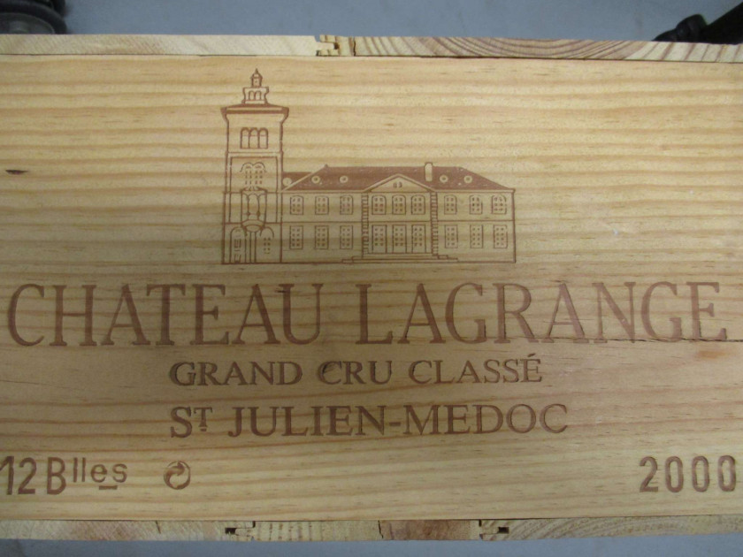 12 bouteilles CHÂTEAU LAGRANGE 2000 3è GC Saint Julien