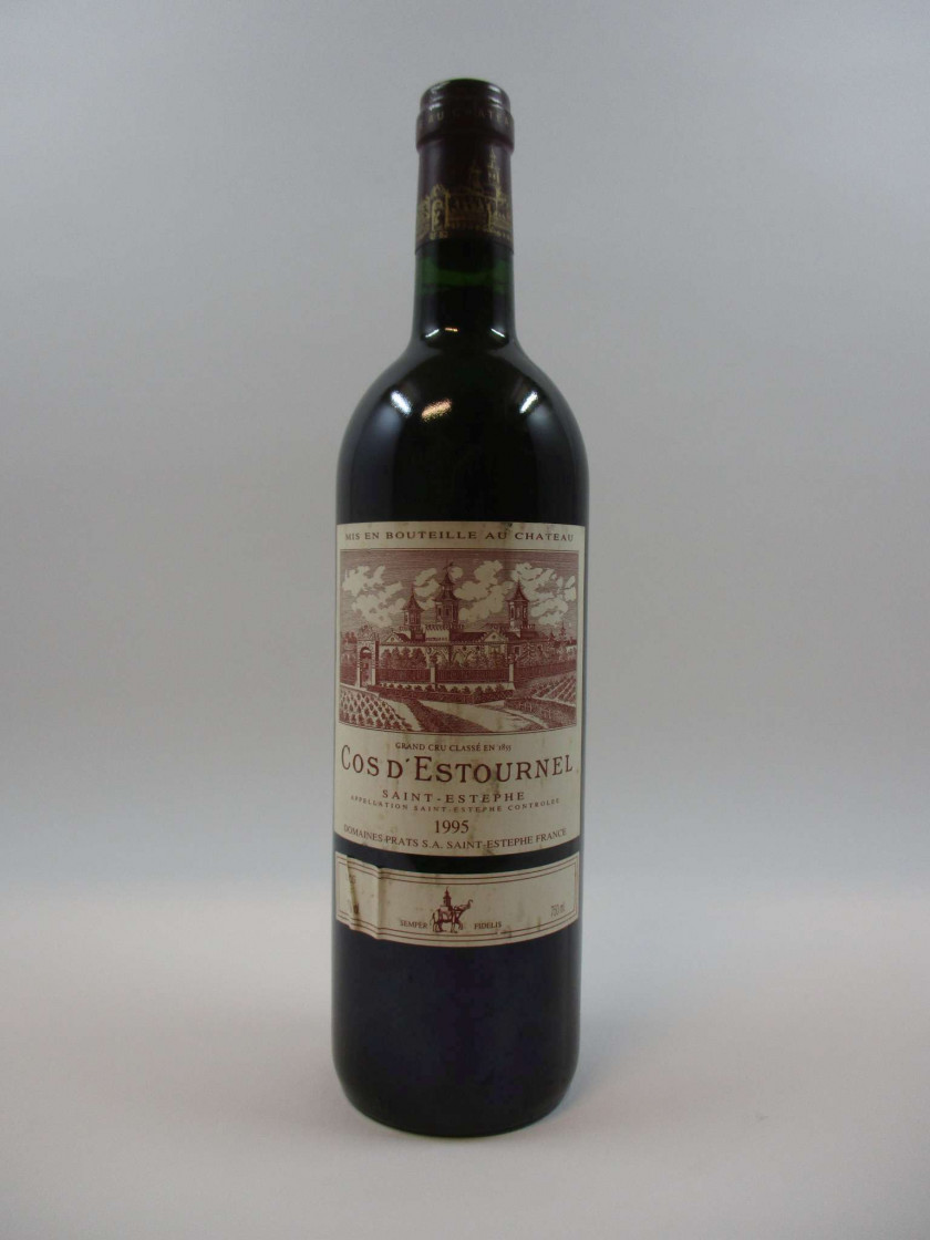 1 bouteille CHÂTEAU COS D'ESTOURNEL 1995 2è GC Saint Estèphe (étiquette abimée)