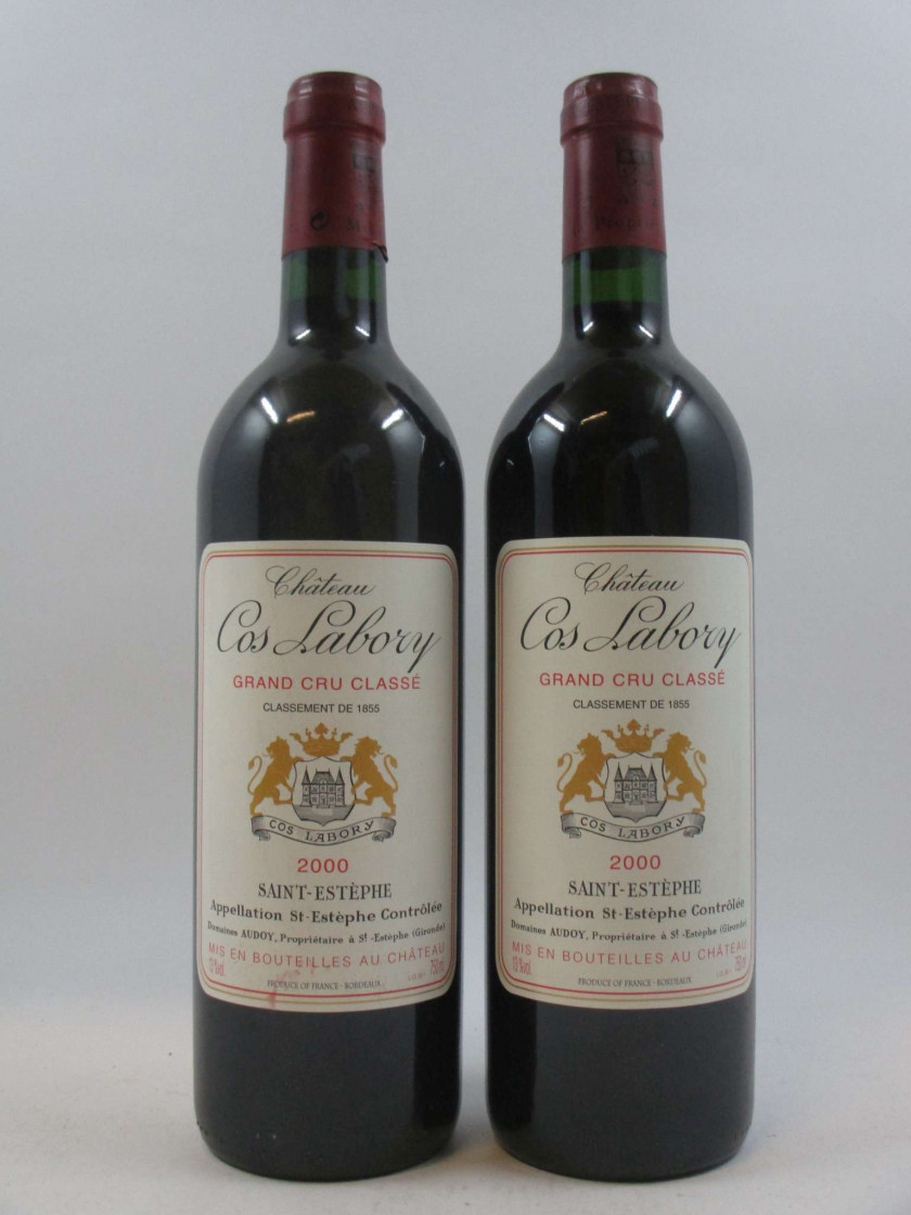 12 bouteilles CHÂTEAU COS LABORY 2000 5è GC Saint Estèphe