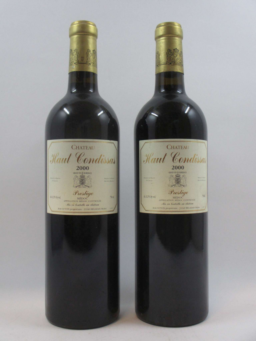 12 bouteilles CHÂTEAU HAUT CONDISSAS 2000 Prestige