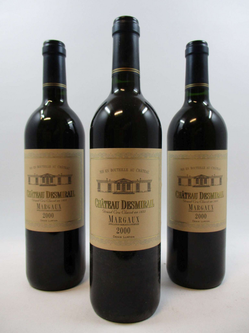 11 bouteilles CHÂTEAU DESMIRAIL 2000 3è GC Margaux