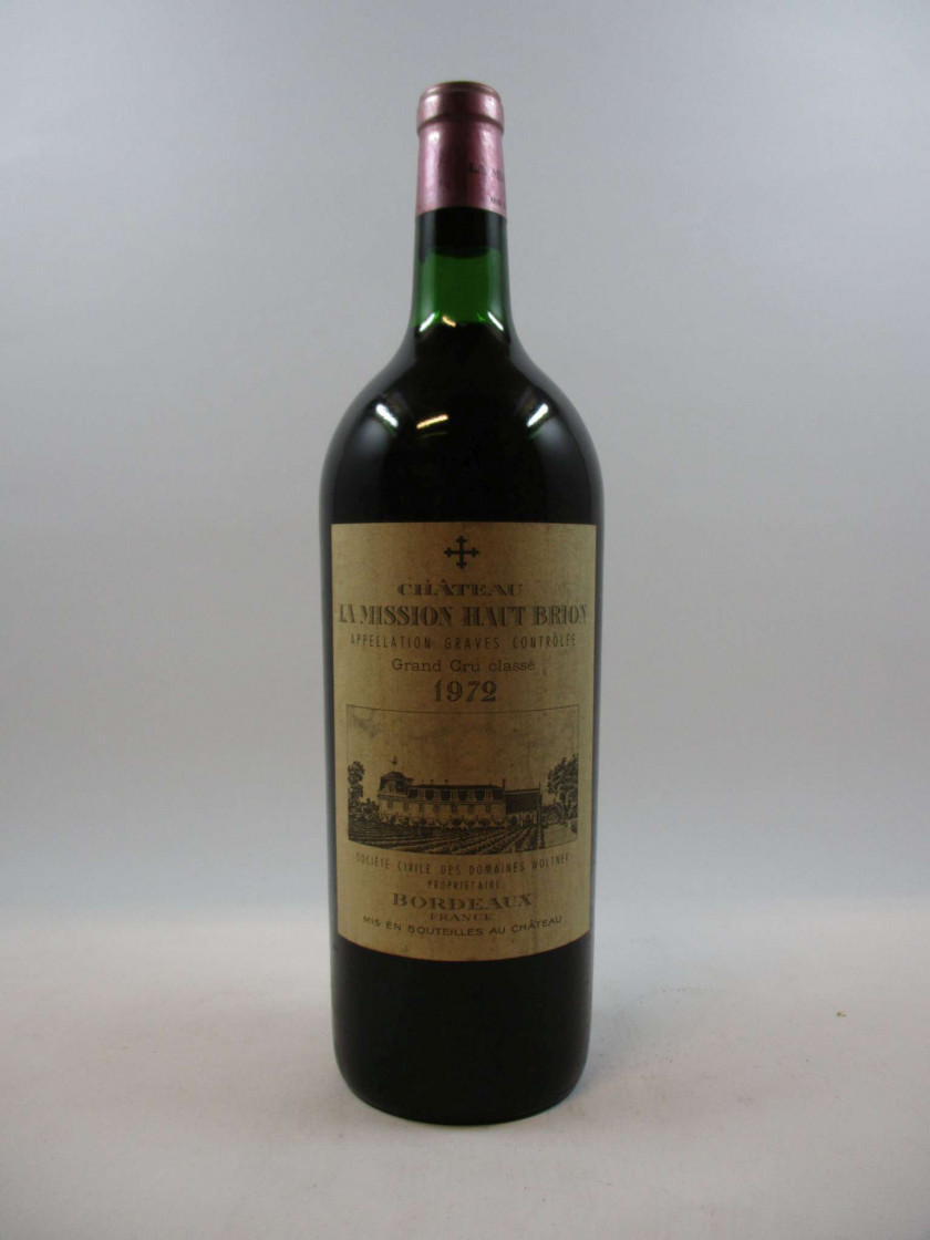 1 magnum CHÂTEAU LA MISSION HAUT BRION 1972 CC Pessac Léognan (base goulot
