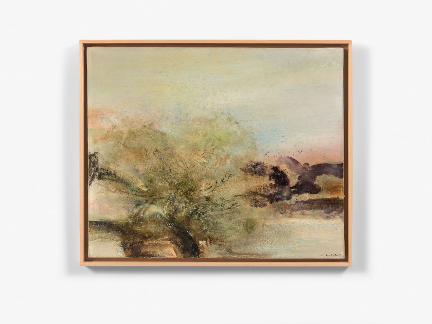 ZAO WOU- KI (1920 - 2013) 20.1.86 - 1986 Huile sur toile