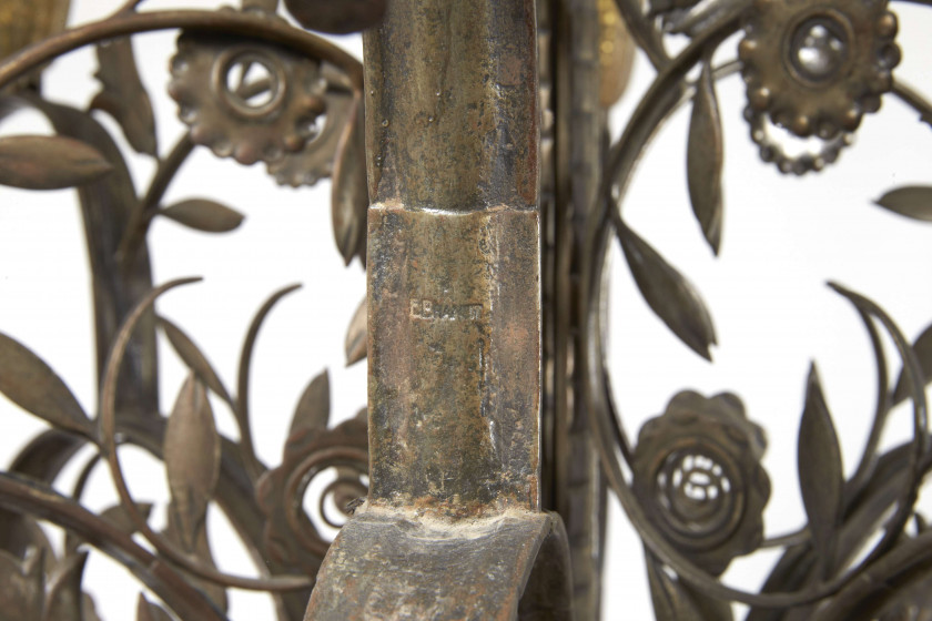 Edgar BRANDT & DAUM (1880-1960) Suspension - Circa 1925
