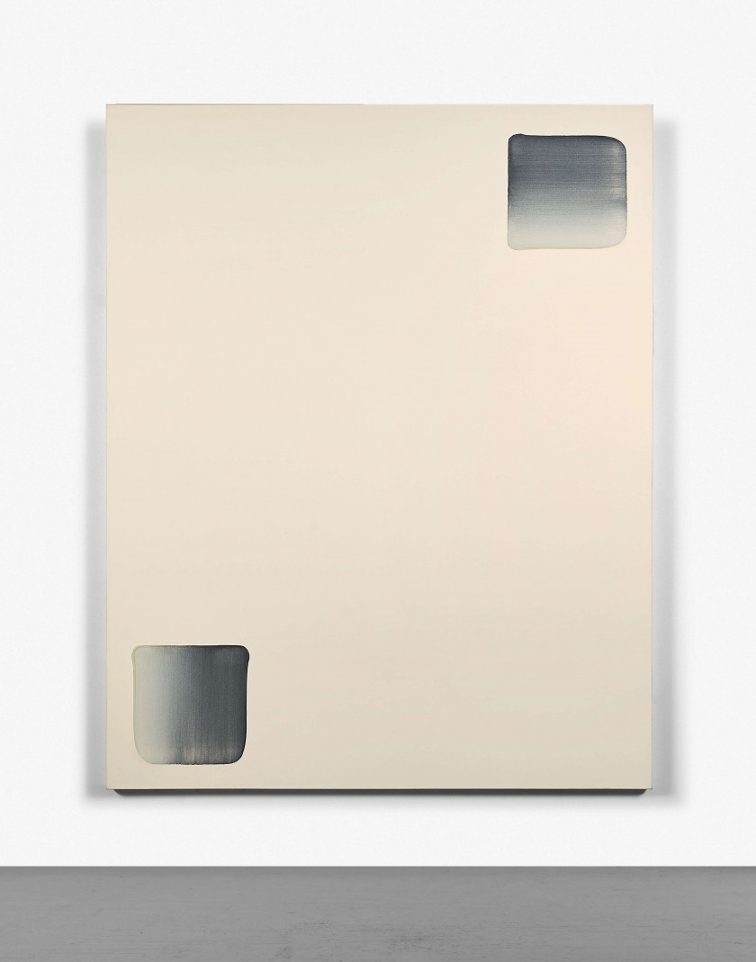 LEE Ufan (Né en 1936) DIALOGUE - 2008 Huile sur toile