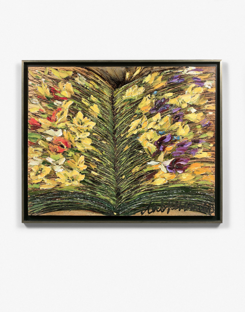 ¤ Lavrenty BRUNI (Né en 1961) LES PAGES - 1999 Huile sur toile