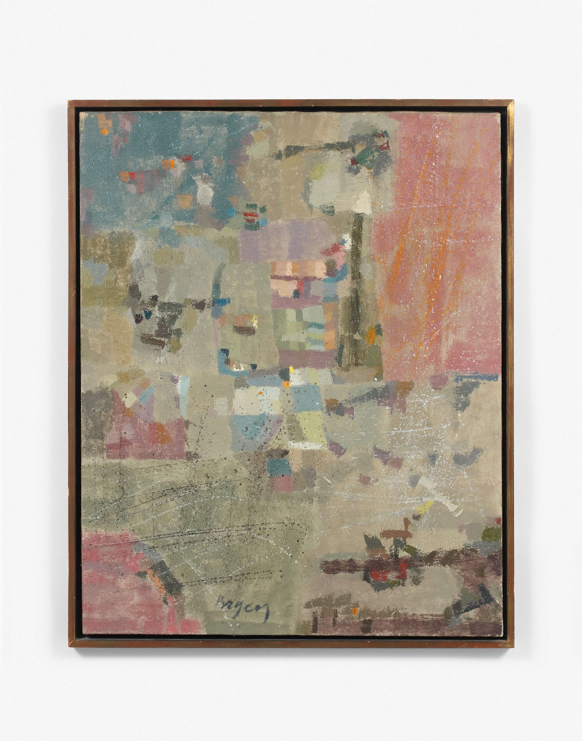 Camille BRYEN (1907 - 1977) COMPOSITION N°482 - 1967 Huile sur toile