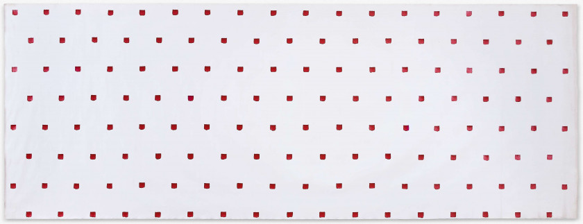 Niele Toroni (born 1937) Untitled, 1974  - 1974 Acrylic on canvas