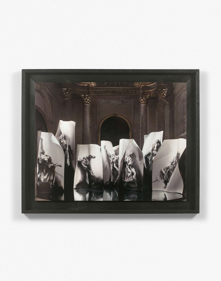 Ernest PIGNON-ERNEST (Né en 1942) EXTASES (INSTALLATION CHAPELLE SAINT-CHARLES, AVIGNON, 2008) - 2009 Tirage chromogénique monté sur...