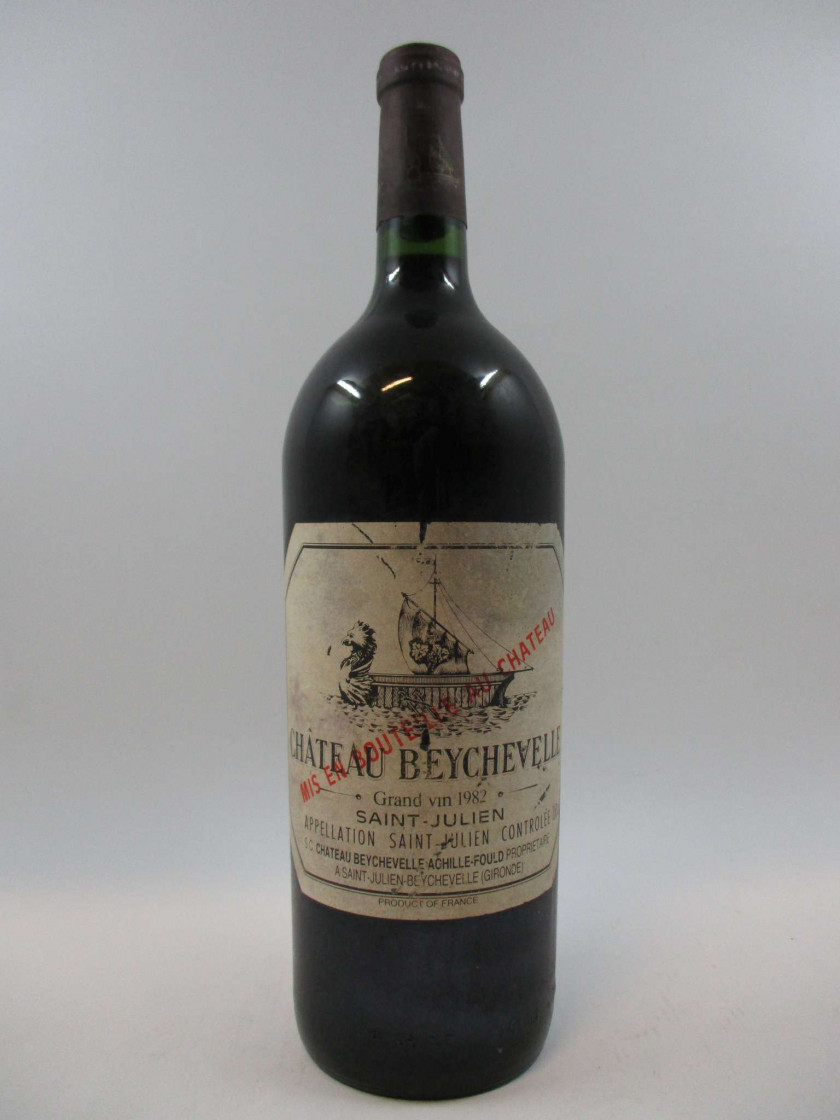 1 magnum CHÂTEAU BEYCHEVELLE 1982 4è GC Saint Julien (étiquette abimée
