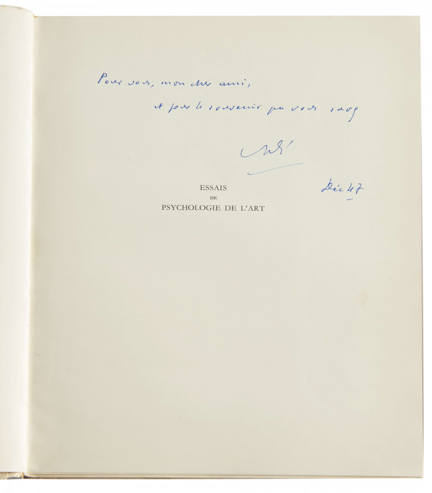 André MALRAUX 1901-1976 Psychologie de l'art : Le Musée imaginaire.- La Création artistique.- La Monnaie de l'absolu