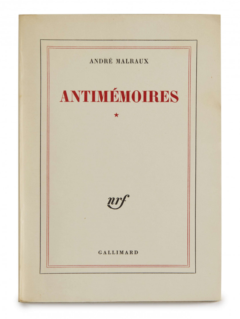 Andre MALRAUX 1901-1976 Réunion de 7 ouvrages