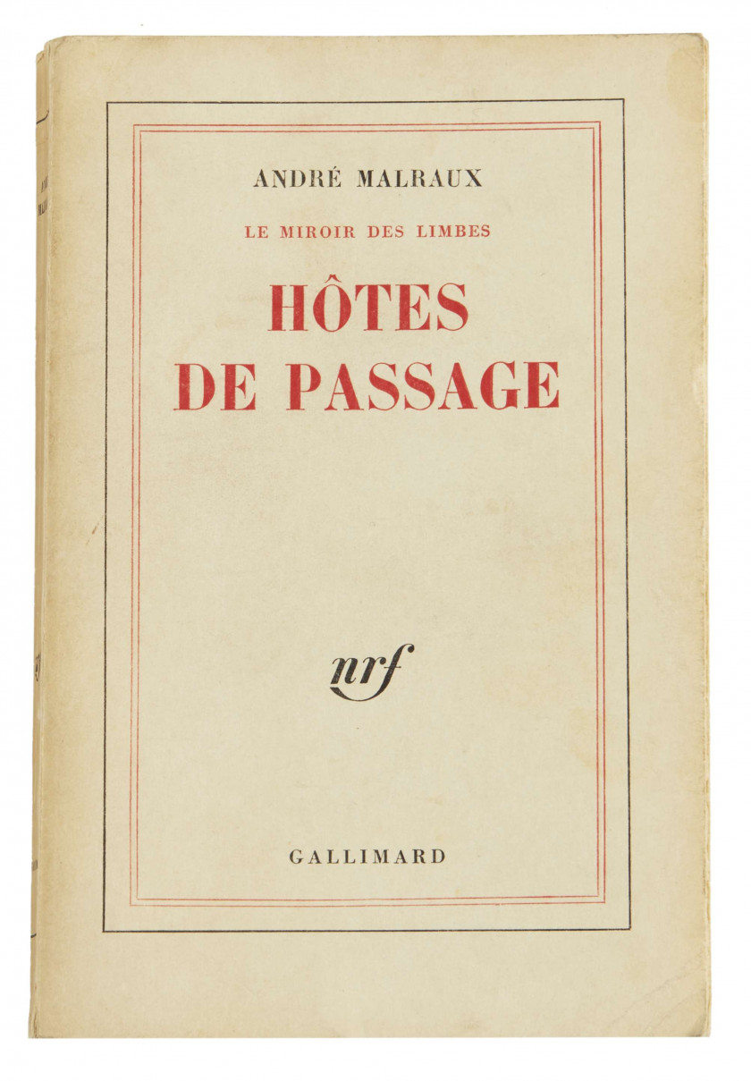 André MALRAUX 1901-1976 Réunion de 7 ouvrages