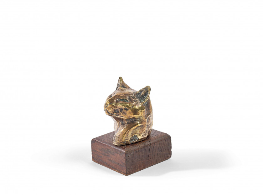 Théophile Adolphe STEINLEN 1859-1901 Tête de chat