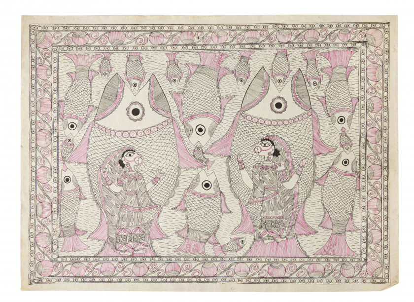 Madhubani Art populaire des Indes