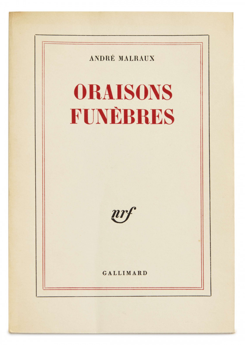 André MALRAUX 1901-1976 Réunion de 3 ouvrages