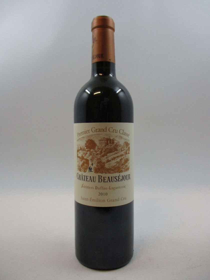 1 bouteille CHÂTEAU BEAUSEJOUR DUFFAU LAGARROSSE 2010 1er GCC (B) Saint Emilion