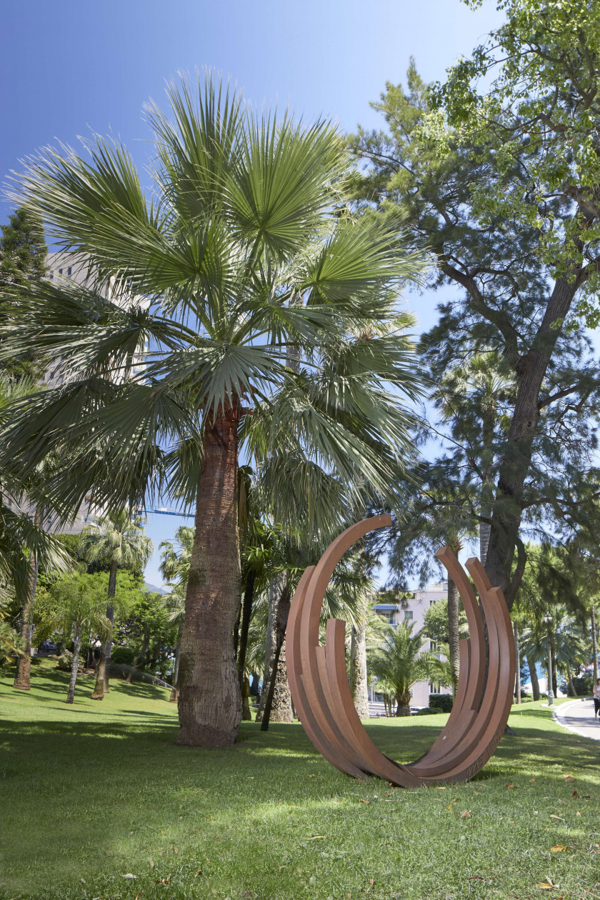 Bernar VENET (Né en 1941) 223.5° ARCS X 5 - 2006 Acier roulé