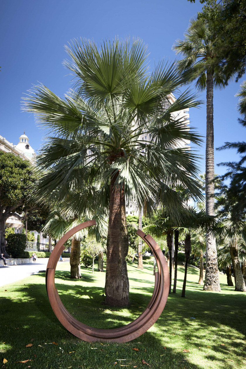 Bernar VENET (Né en 1941) 223.5° ARCS X 5 - 2006 Acier roulé