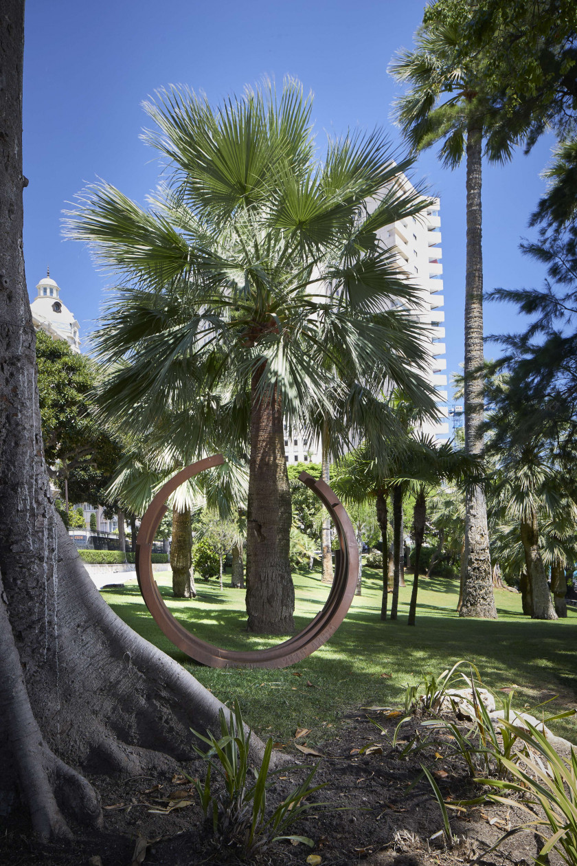 Bernar VENET (Né en 1941) 223.5° ARCS X 5 - 2006 Acier roulé