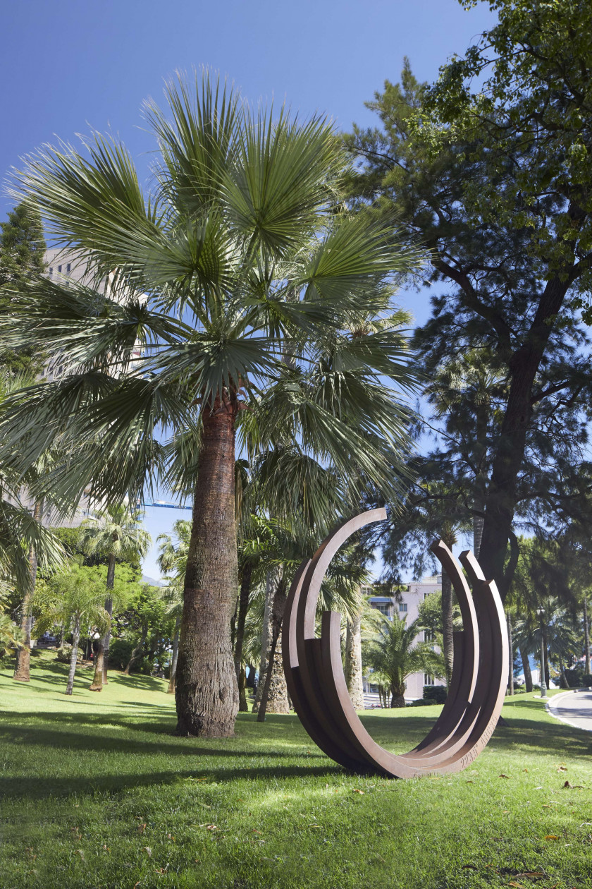 Bernar VENET (Né en 1941) 223.5° ARCS X 5 - 2006 Acier roulé