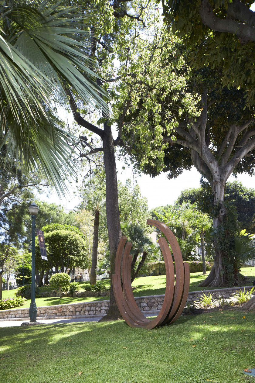 Bernar VENET (Né en 1941) 223.5° ARCS X 5 - 2006 Acier roulé