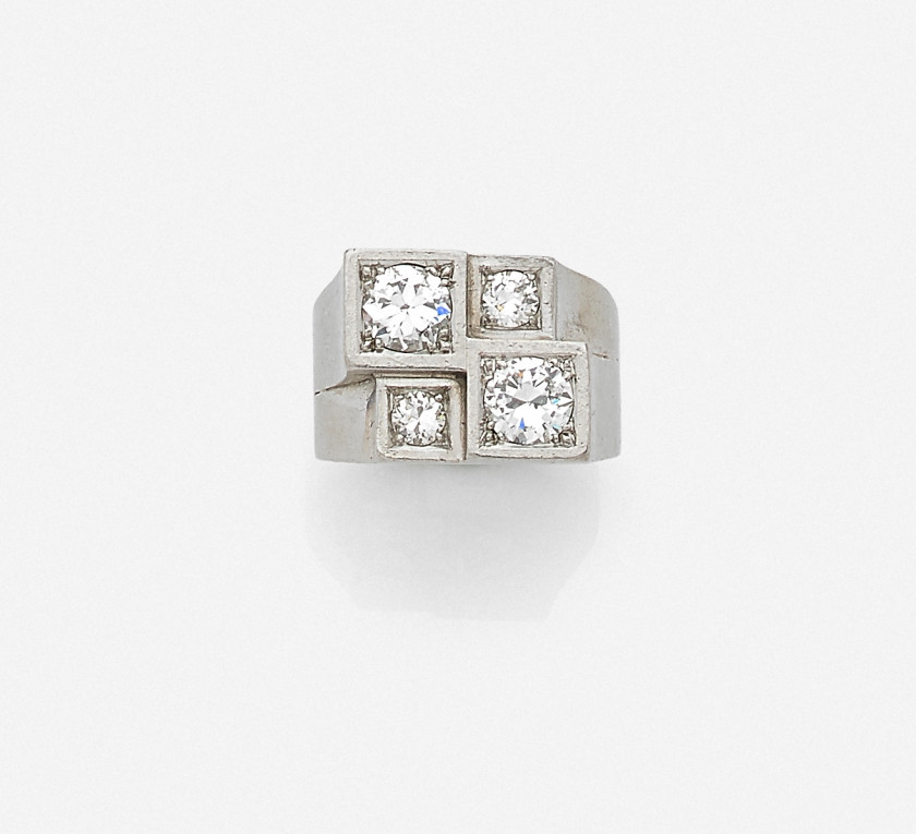 Bague genre chevalière