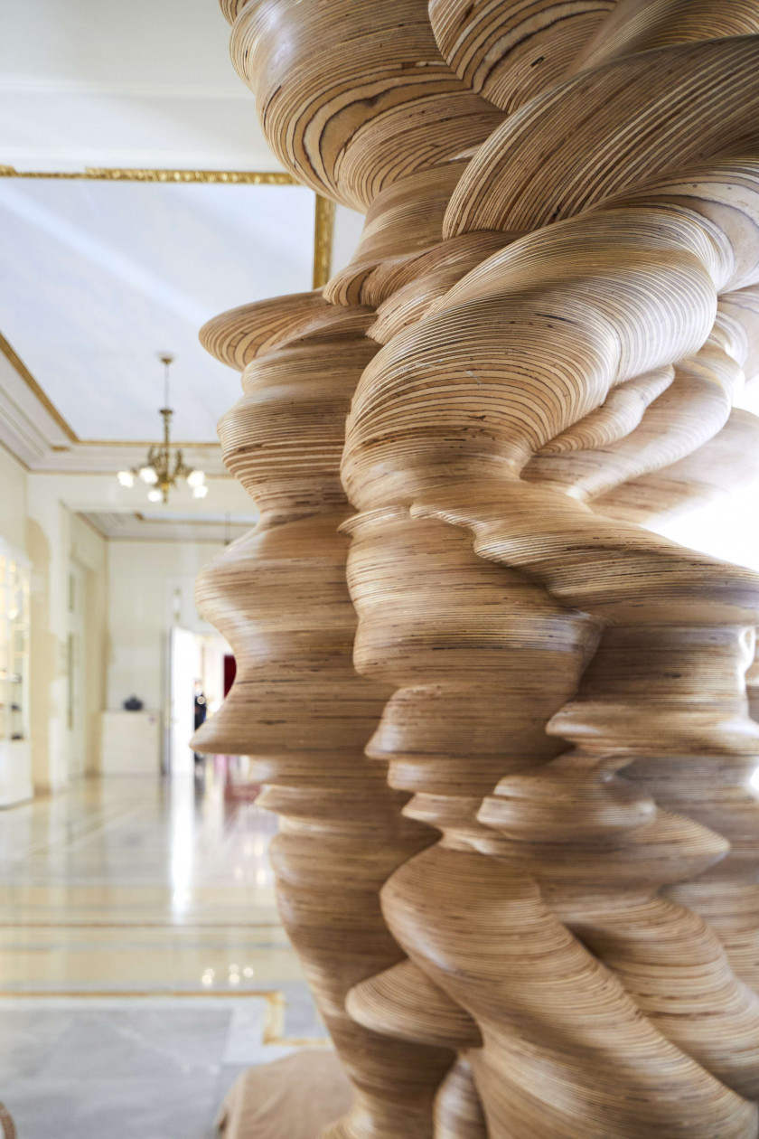 Tony CRAGG (Né en 1949) IT IS, IT ISN'T - 2010 Bois Kerto