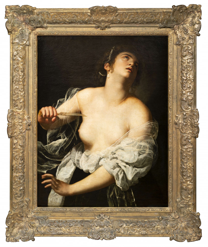 Artemisia GENTILESCHI Rome, 1593 - Naples, vers 1652 Lucrèce Toile